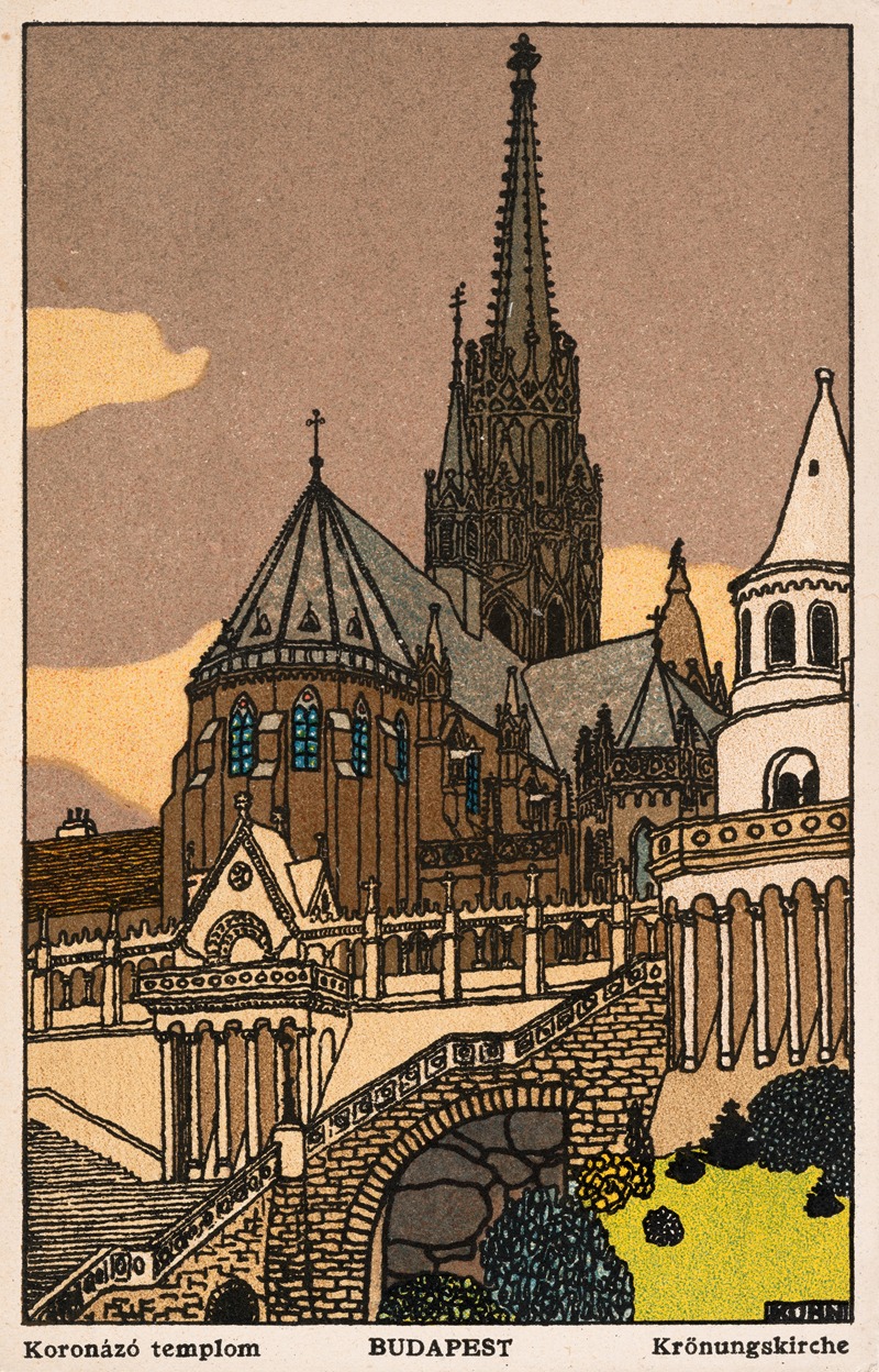 Franz Bernhard Kuhn - Nr. 466: Budapest, Krönungskirche