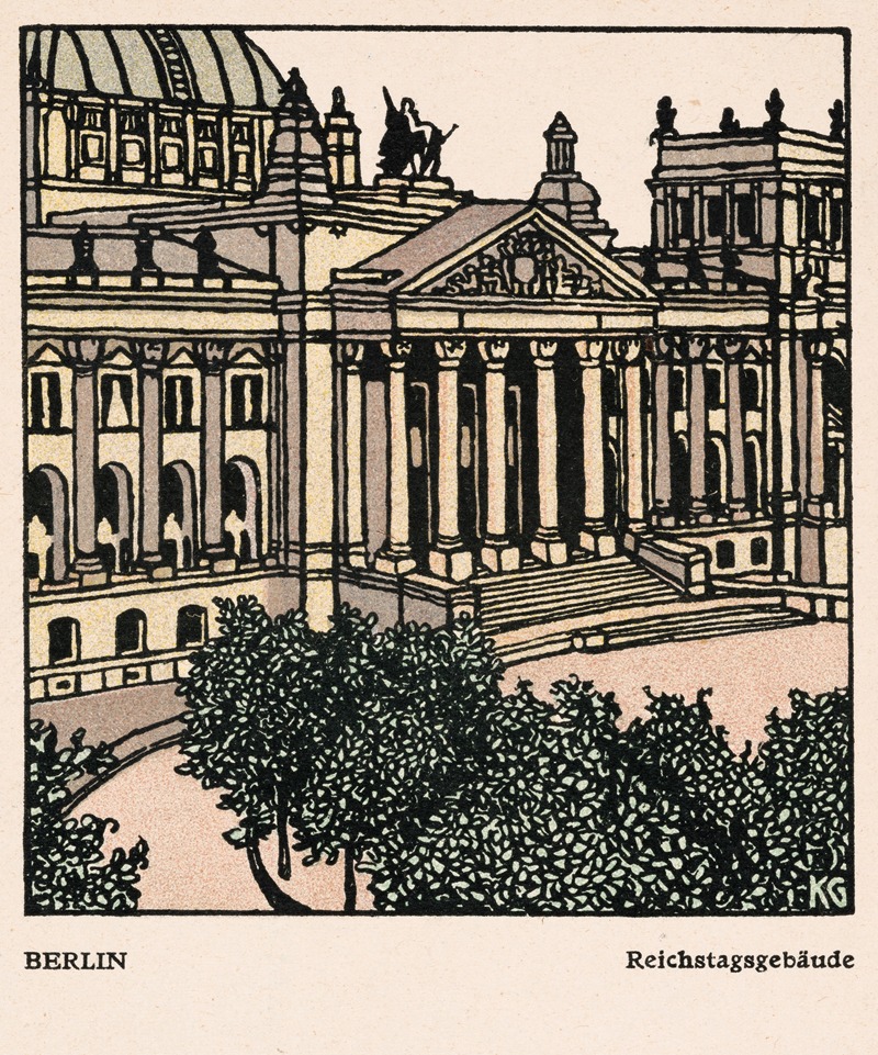 Gustav Kalhammer - Nr. 438: Berlin, Reichstagsgebäude