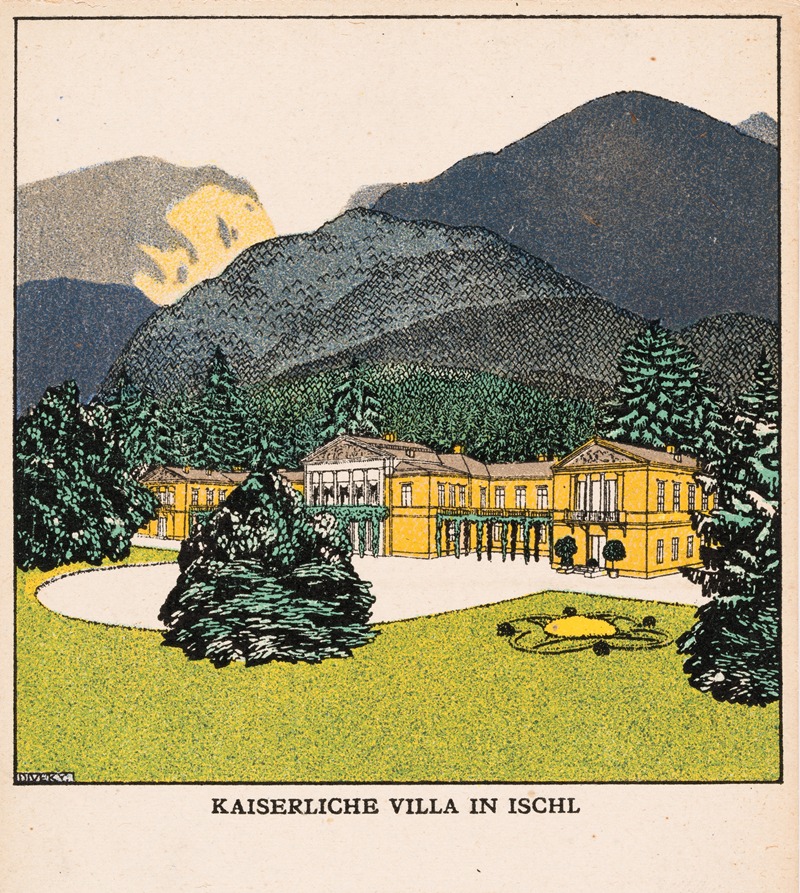 Josef von Diveky - Nr. 261: Kaiserliche Villa in Ischl