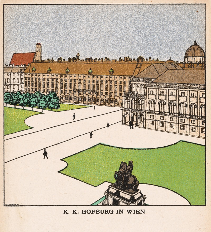 Josef von Diveky - Nr. 262: K. k. Hofburg in Wien