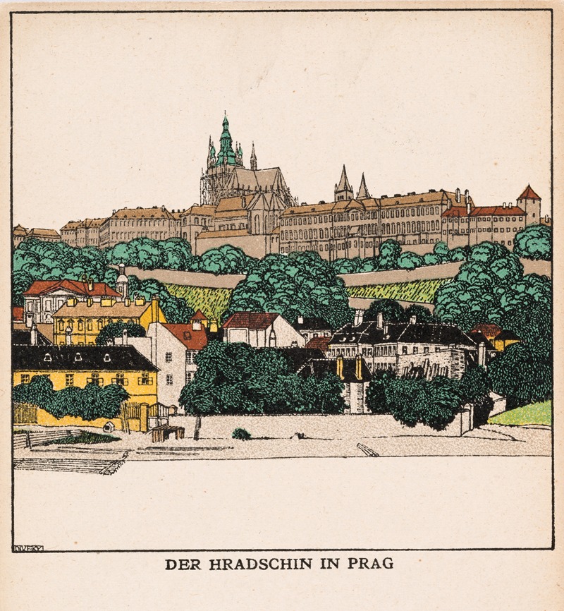 Josef von Diveky - Nr. 264: Der Hradschin in Prag