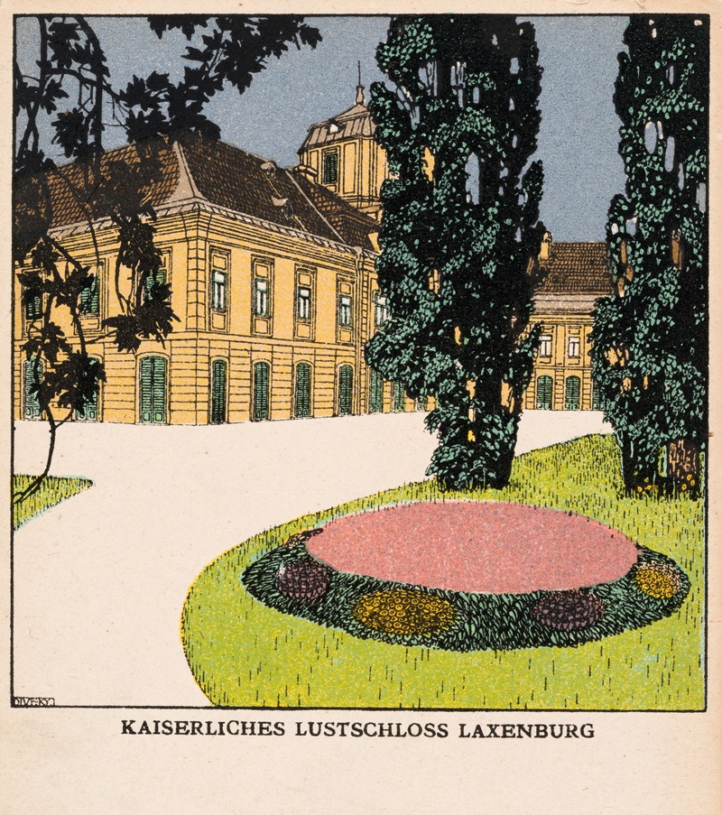 Josef von Diveky - Nr. 265: Kaiserliches Lustschloss Laxenburg