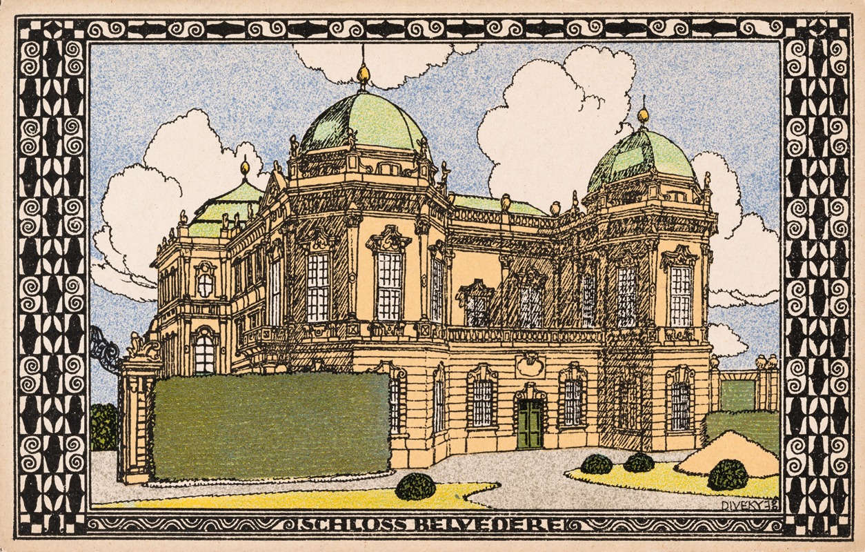 Josef von Diveky - Nr. 317: Schloss Belvedere