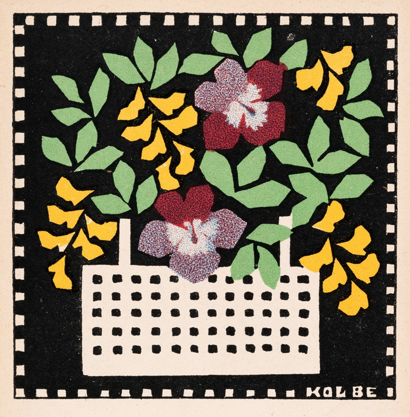 Leopoldine Kolbe - Nr. 32: Blumenkorb