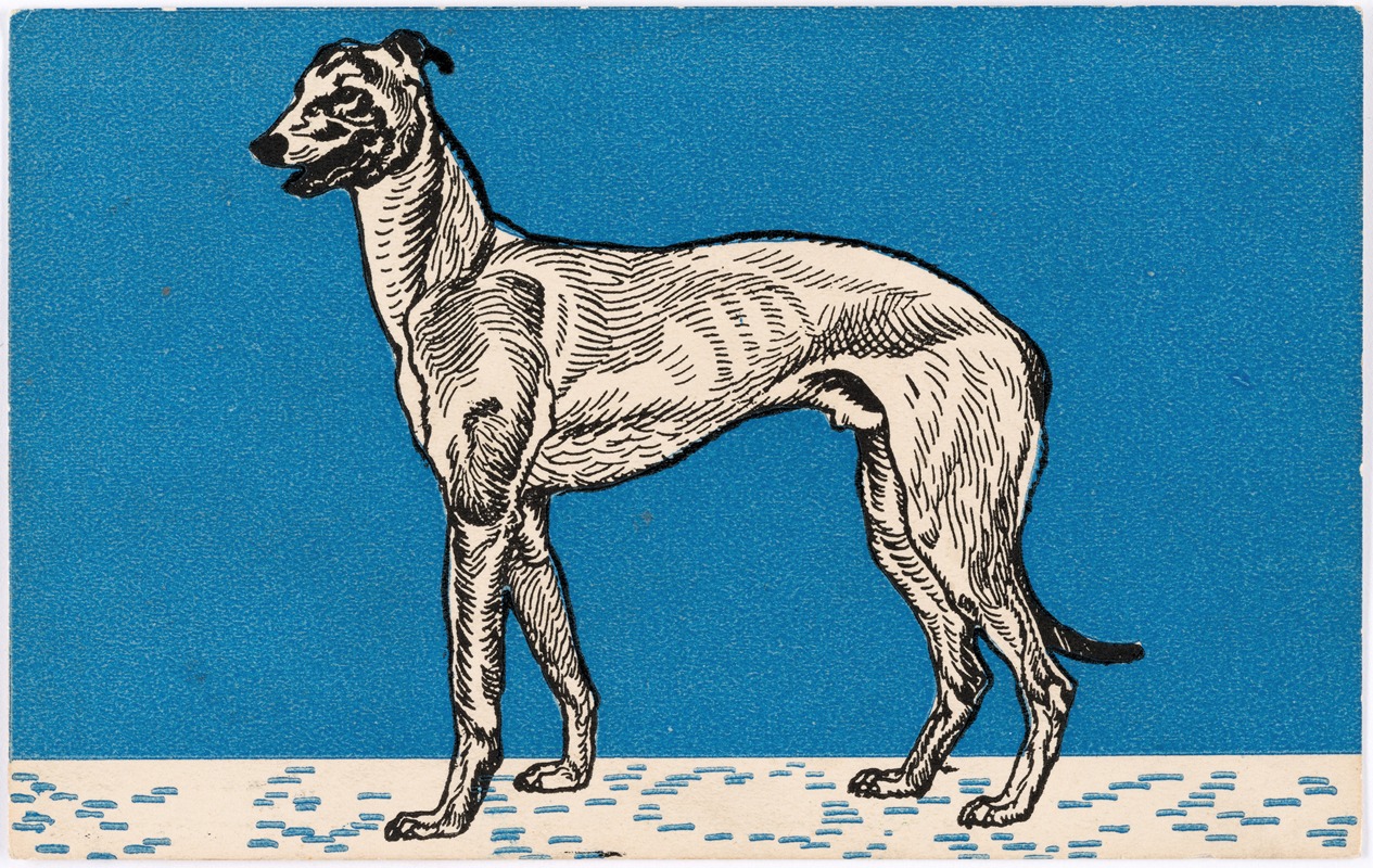 Moriz Jung - Nr. 679: Windhund (Greyhound)