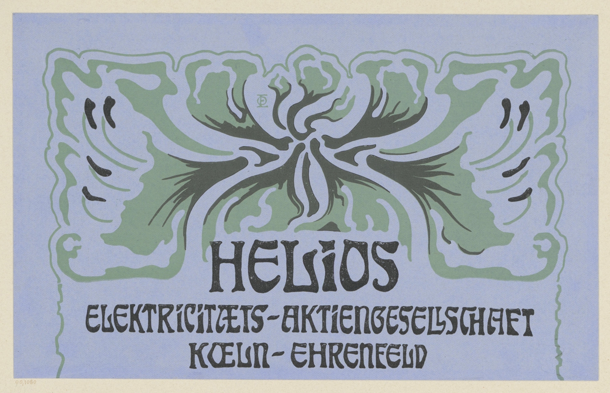 Otto Eckmann - Titelblatt Helios Elektrizitäts-Aktiengesellschaft Köln-Ehrenfeld
