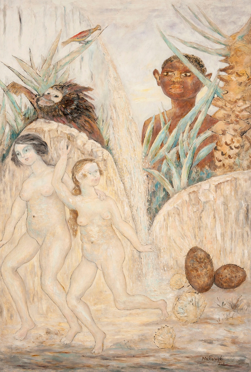 Tadeusz Makowski - Waterfall