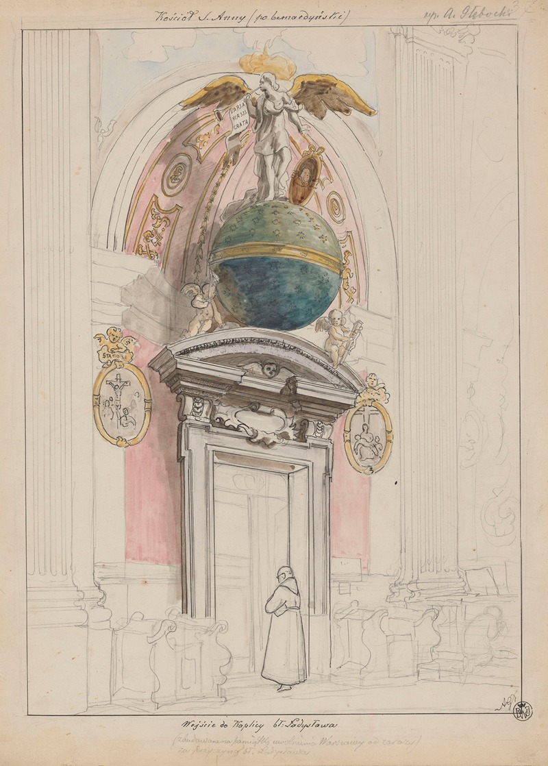 Adrian Głębocki - Church of St Anne in Warsaw. Entrance to the Chapel of Blessed Ladislas