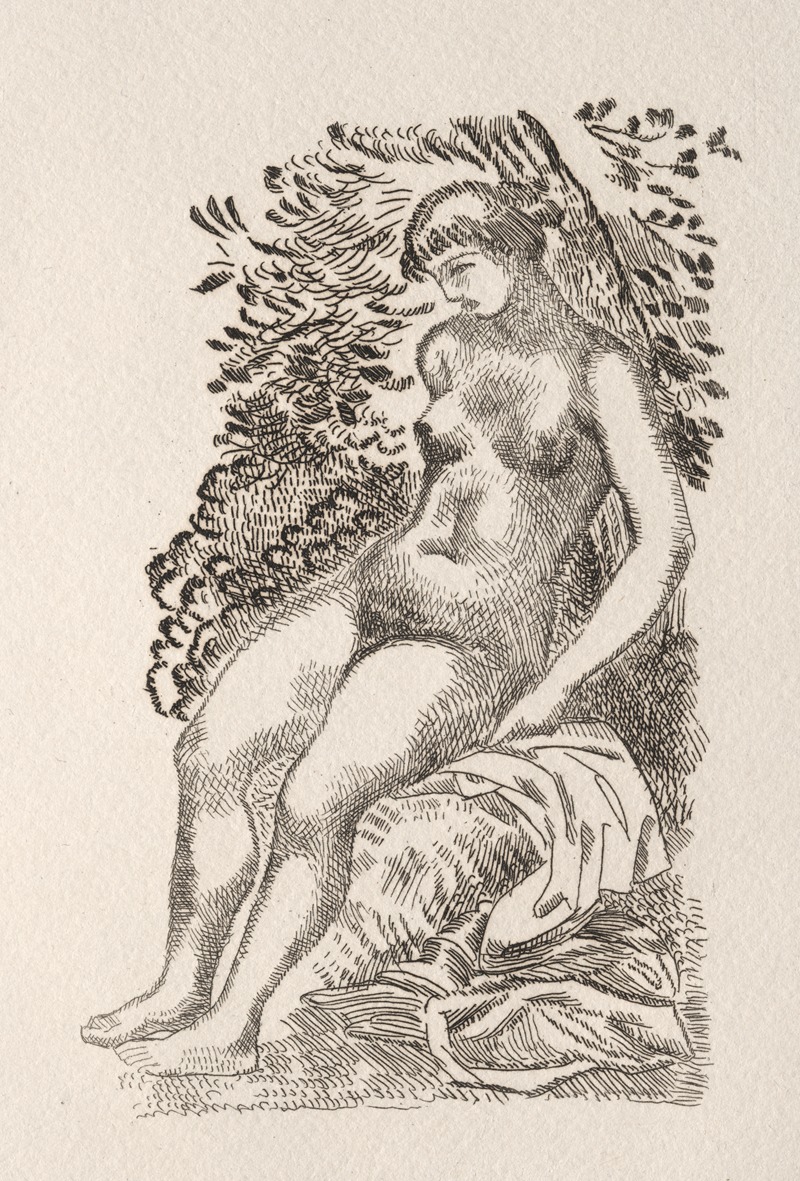 Aristide Maillol - Illustration for a Poem by Pierre de Ronsard