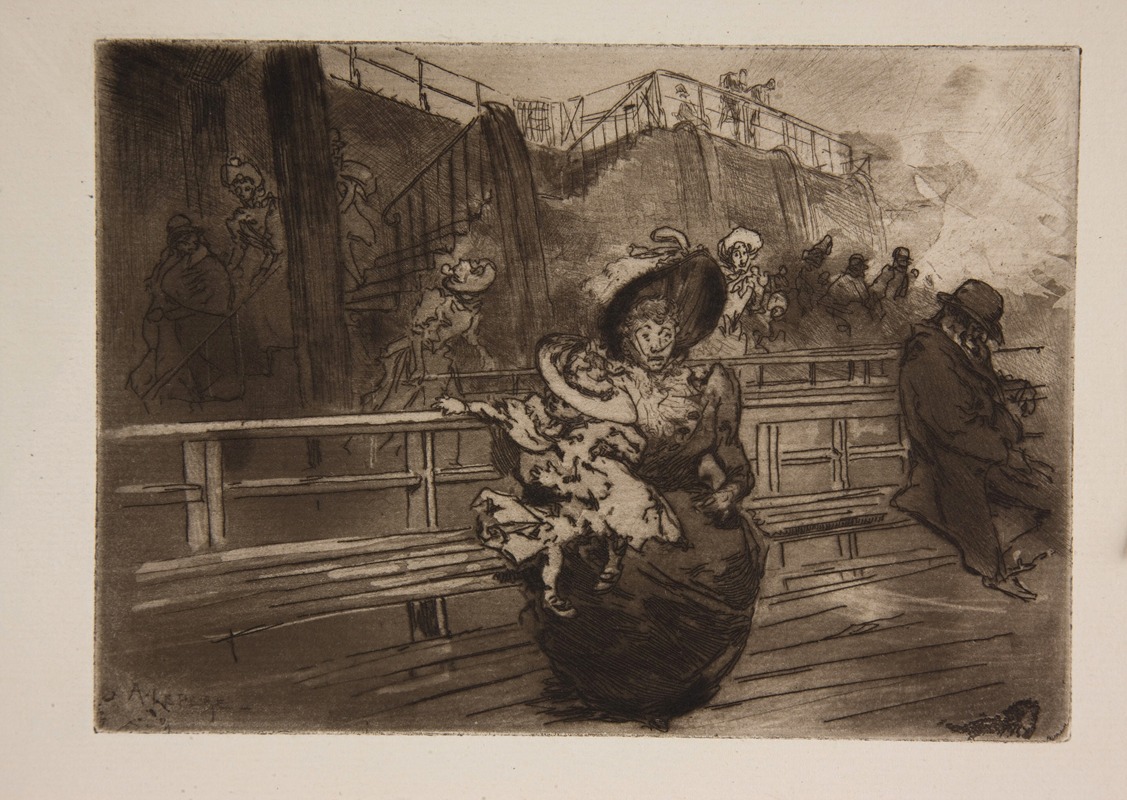 Auguste Lepère - Départ pour Greenwich