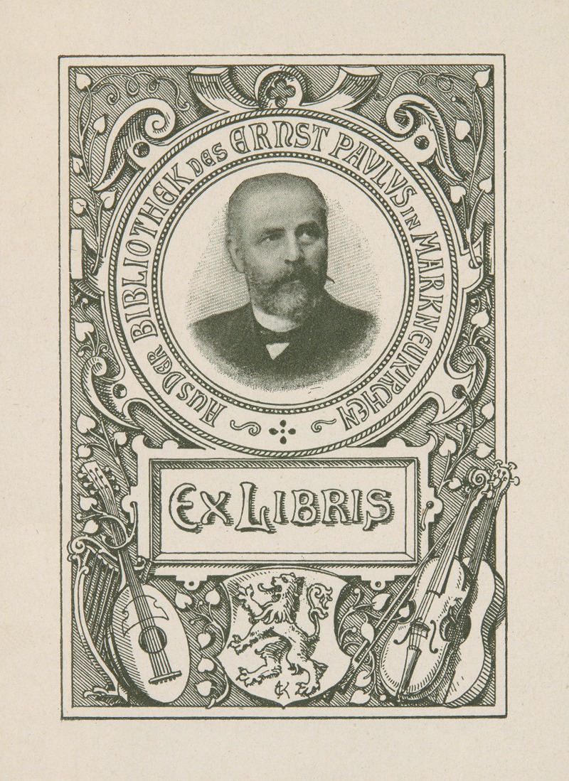 Clemens Kissel - Ernst Paulus (Markneukirchen) – ekslibris