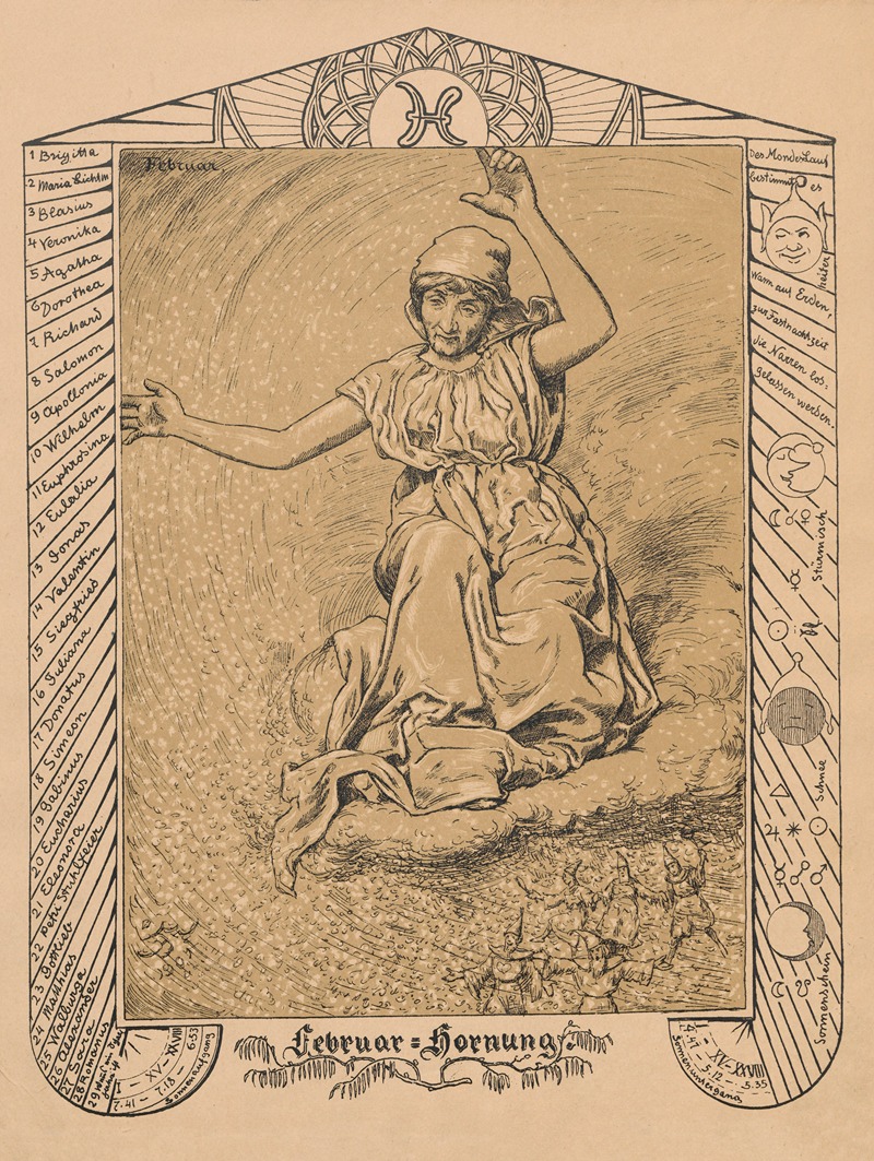 Hans Thoma - Allegory of February