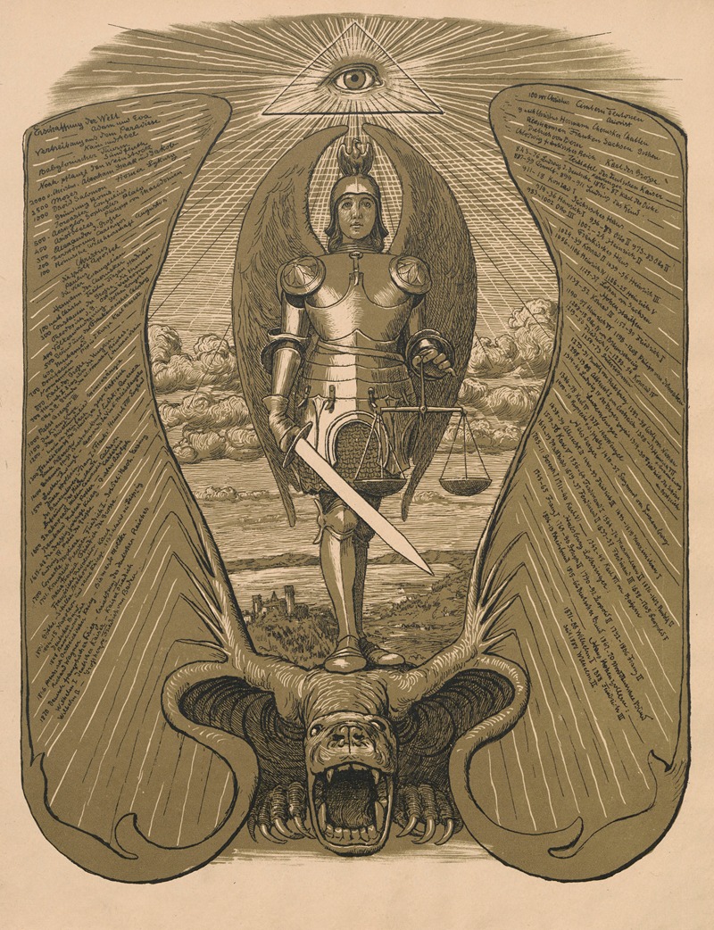 Hans Thoma - Saint Michael the Archangel