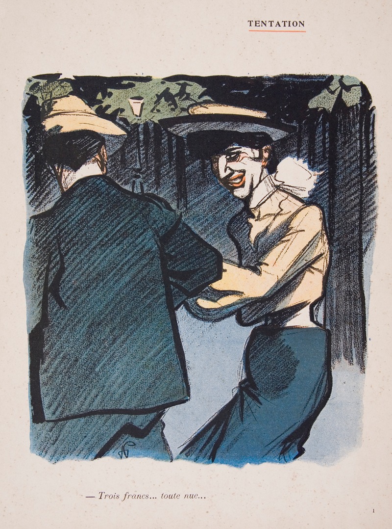 Hermann-Paul - Tentation