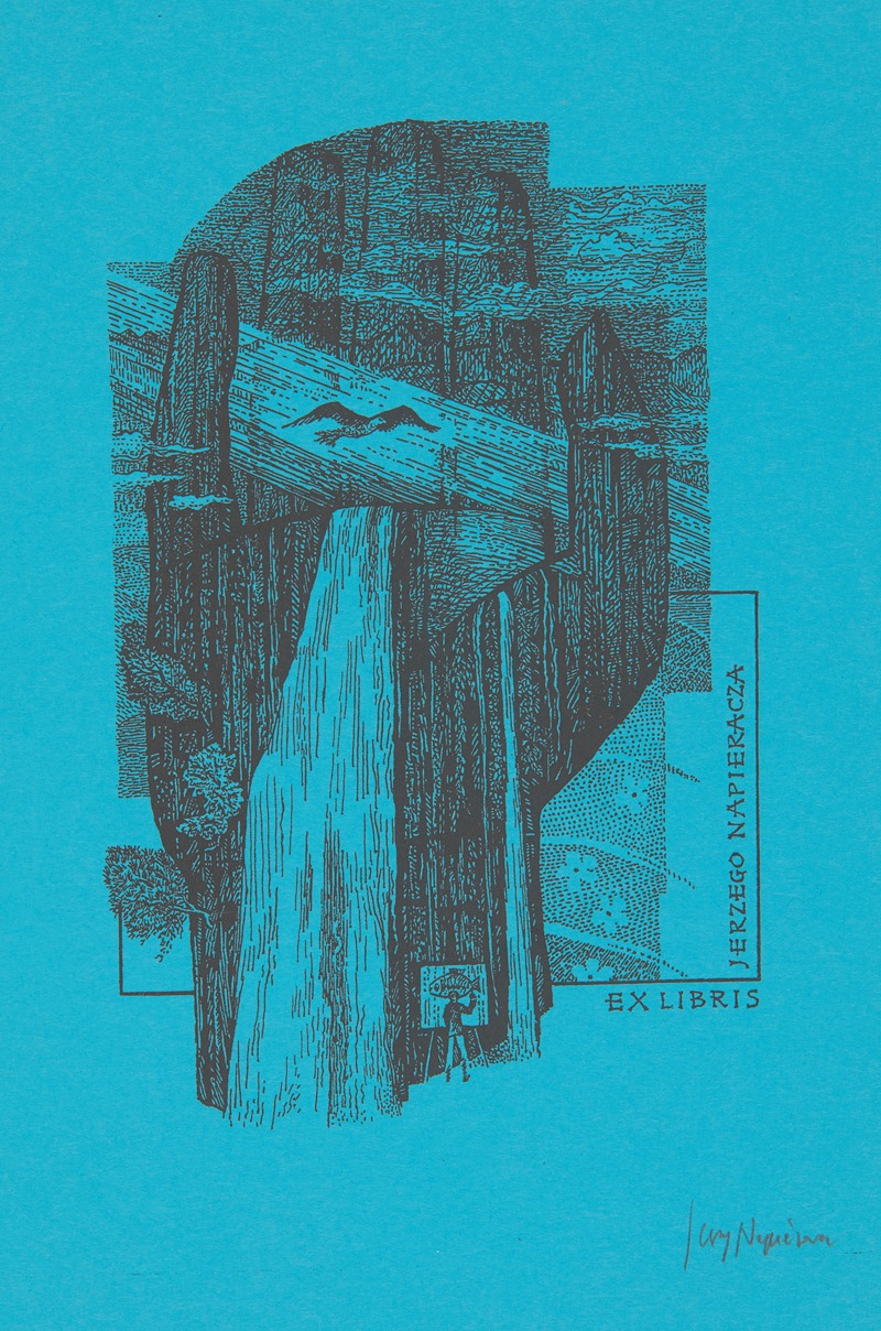Jerzy Napieracz - Autoekslibris Jerzego Napieracza (1929–2018)