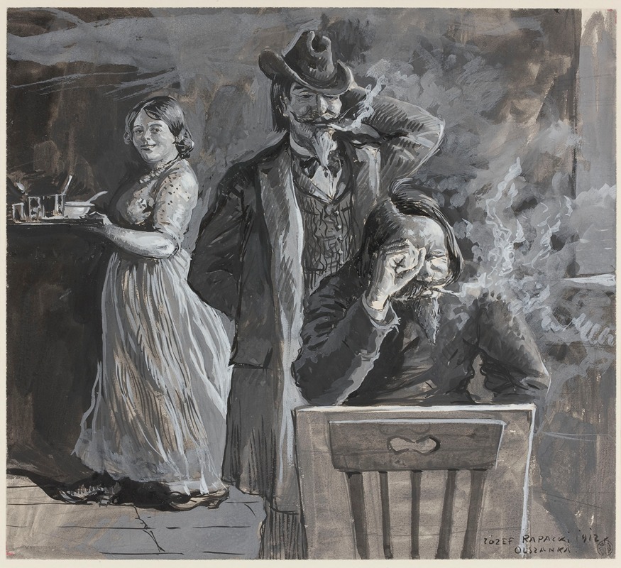 Józef Rapacki - At the “Under the Belfry” cafe