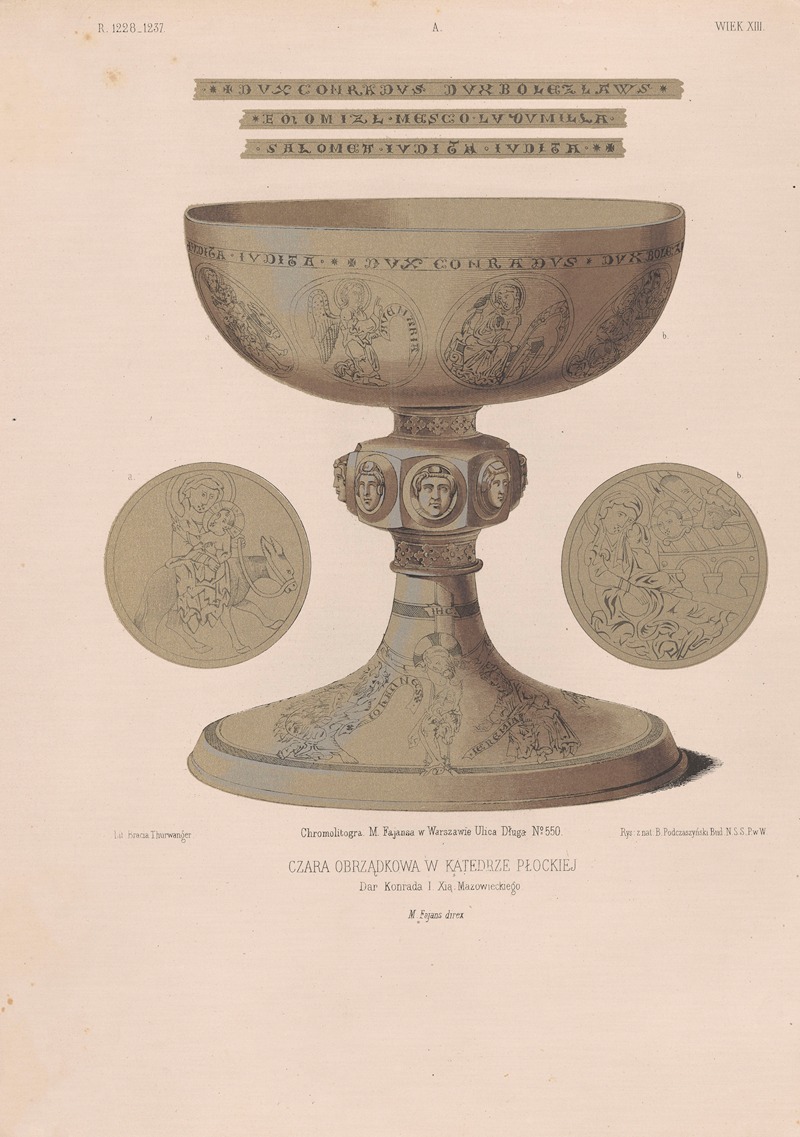 Leon Dembowski - Ritual Goblet in the Płock Cathedral, Donation of Prince Konrad I of Mazovia