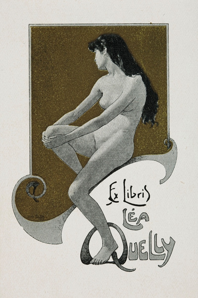 Louis Titz - Bookplate of Léa Quelly