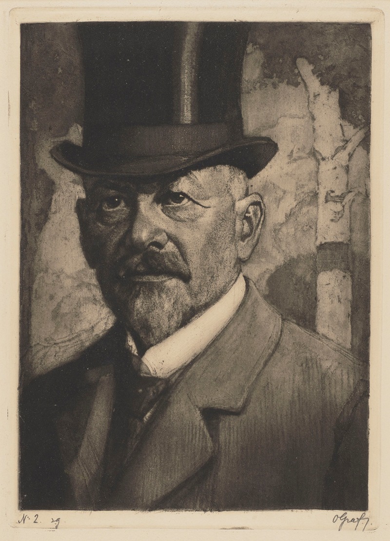 Oscar Graf - Professor Ludwig Dill