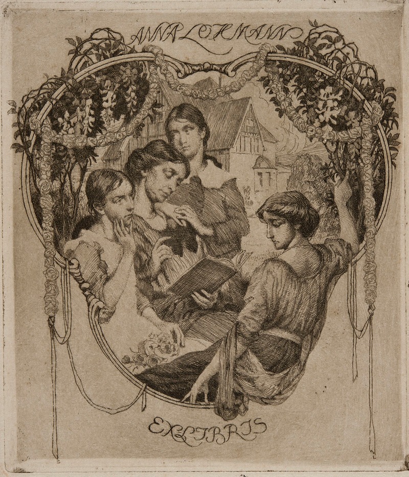 Sigmund Lipinsky - Bookplate of Anna Lohmann