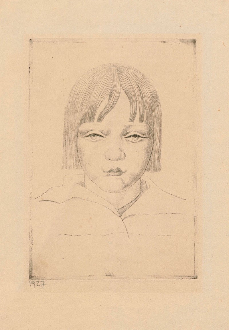 Wiktoria Goryńska - Portret dziewczynki