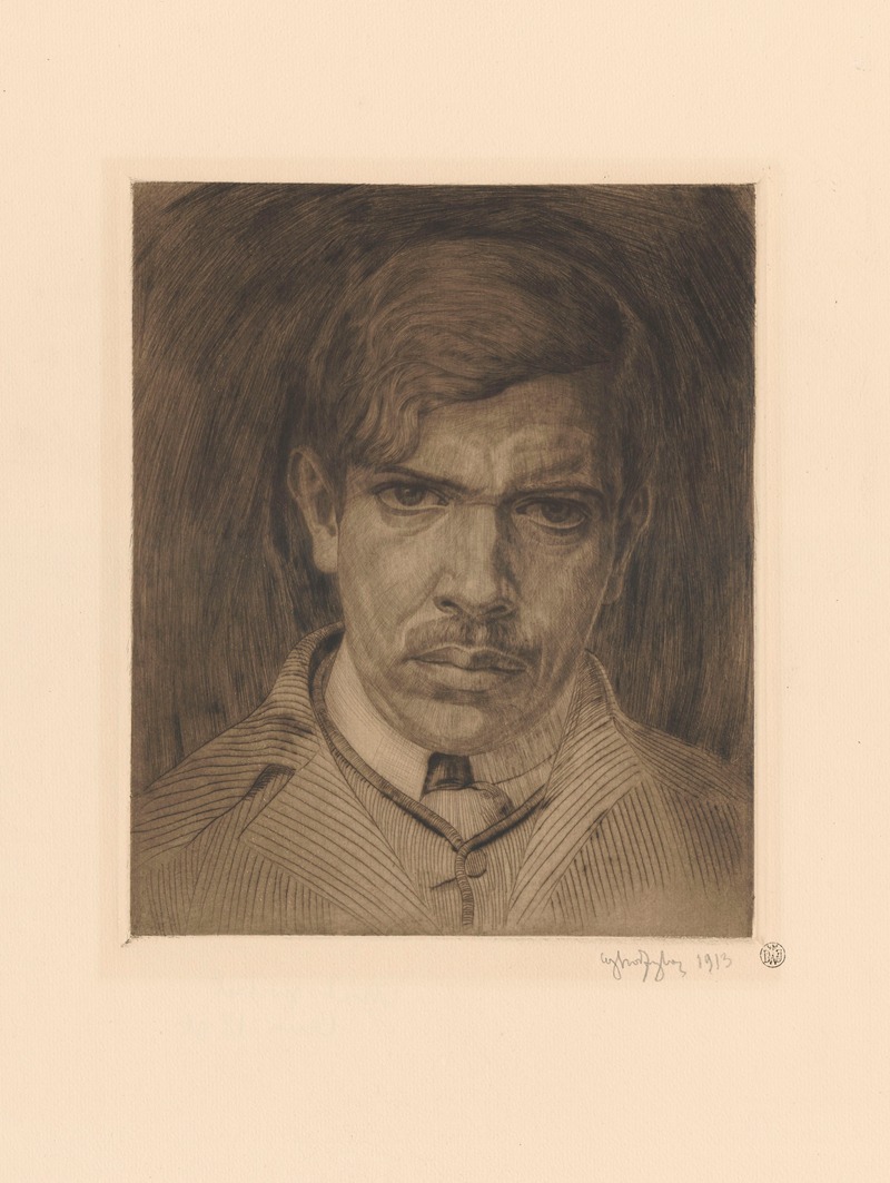 Władysław Skoczylas - Autoportret II