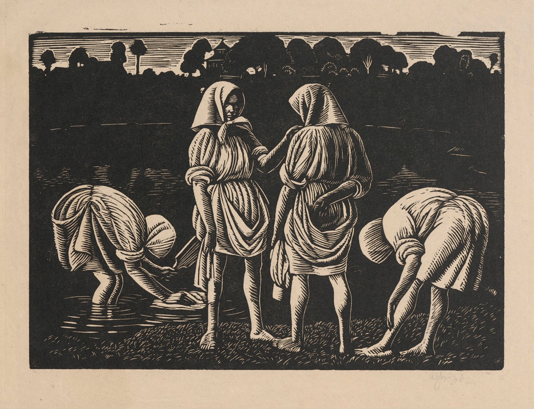 Władysław Skoczylas - Praczki