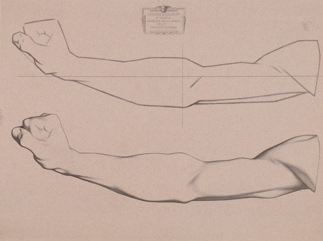 Charles Bargue - Cours de dessin Pl.18