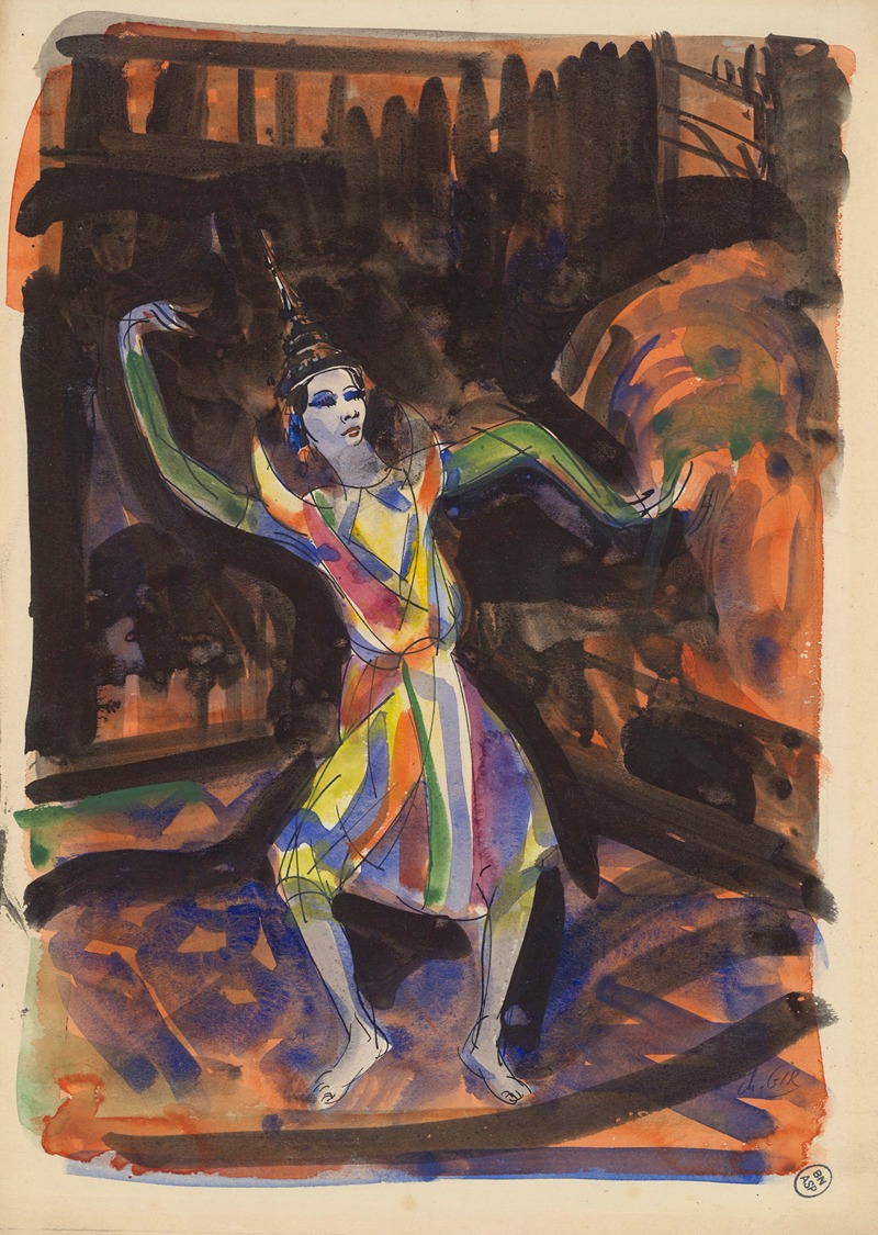 Charles Gir - Danseuse orientale
