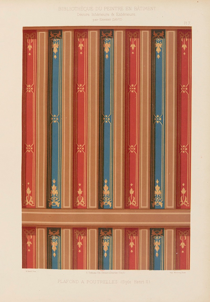 Ernest David - Décors Intérieurs et Extérieurs Pl.07