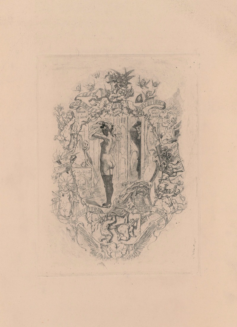 Félicien Rops - Les exercices de dévotion de Monsieur Henri Roch