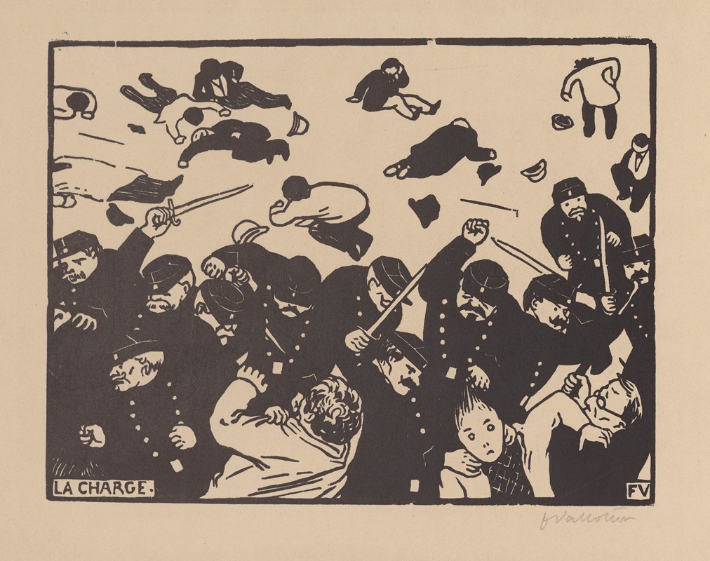 Félix Vallotton - La charge
