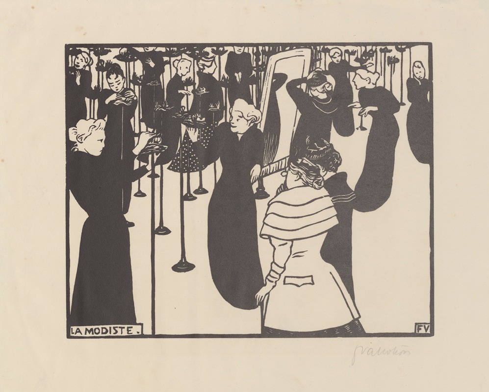 Félix Vallotton - La Modiste