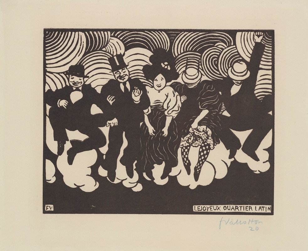 Félix Vallotton - Le joyeux quartier latin