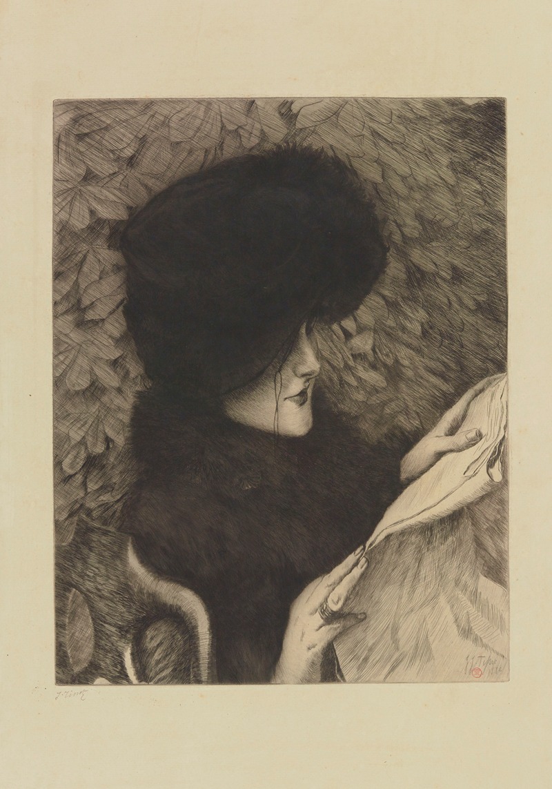 James Tissot - Le journal