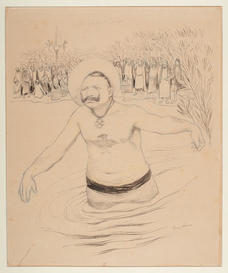 Jean Veber - Le bain froid dans le Jourdain