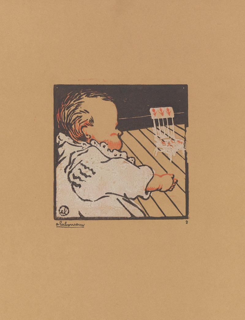 Jean-Émile Laboureur - Le bébé joufflu
