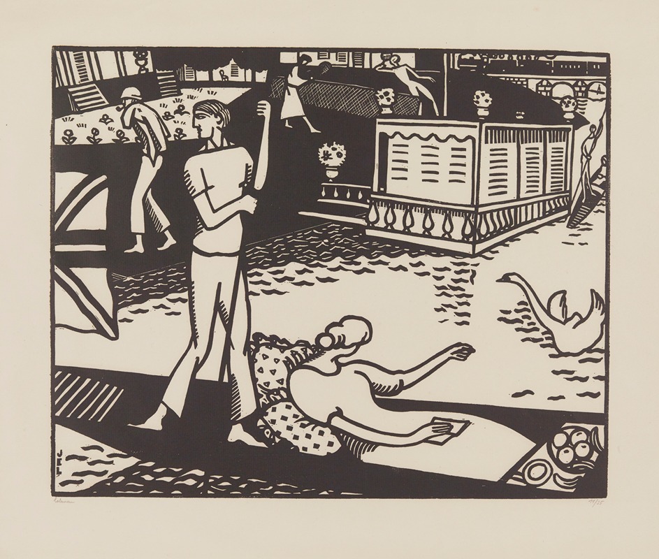 Jean-Émile Laboureur - Sur la Tamise
