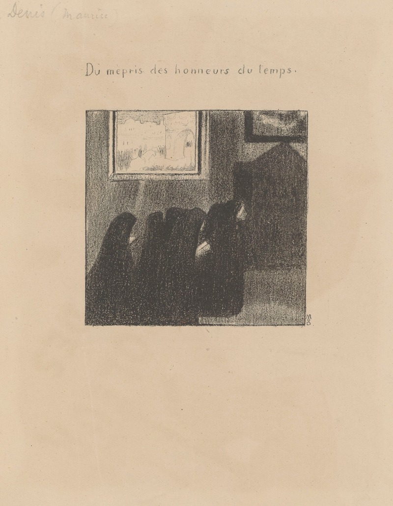 Maurice Denis - Du mépris des honneurs du temps