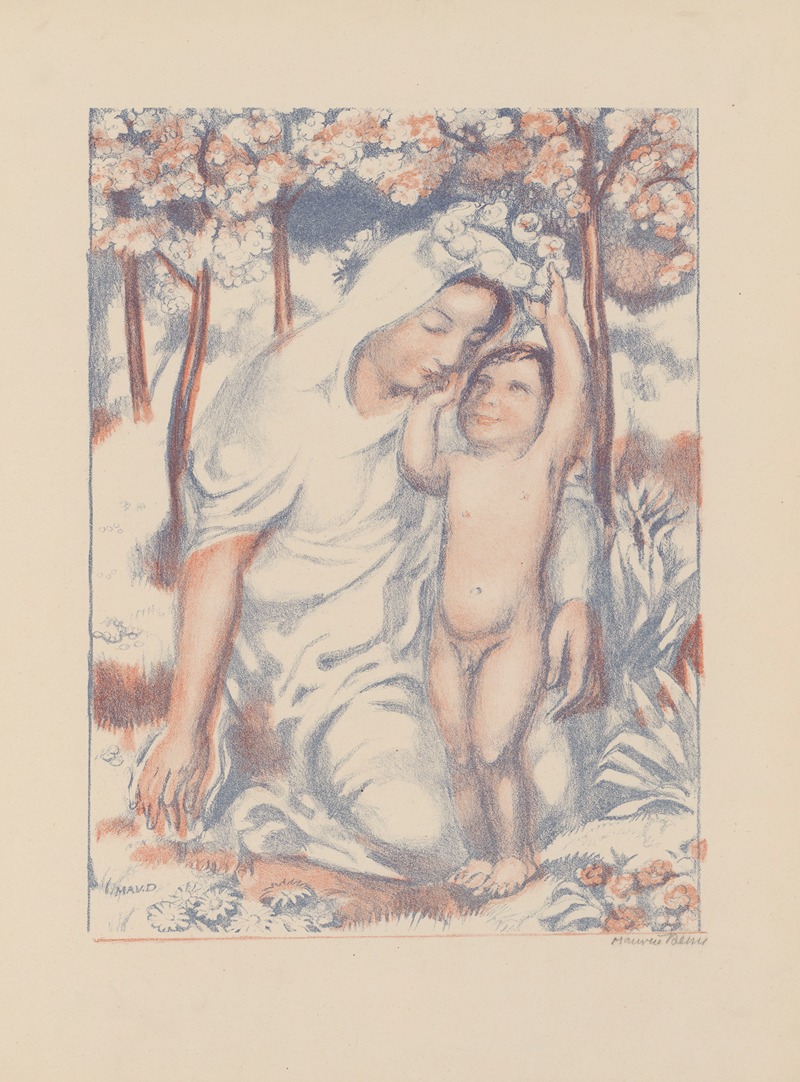 Maurice Denis - L’enfant couronnant sa mère