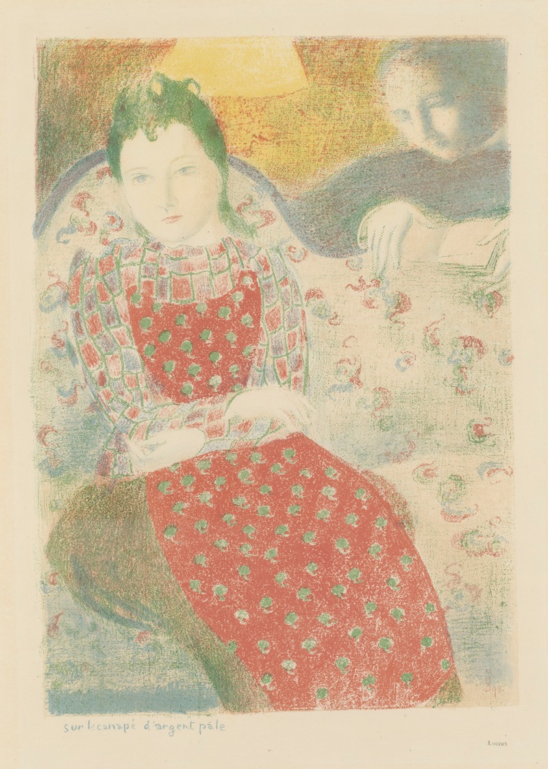 Maurice Denis - Sur le canapé d’argent pâle