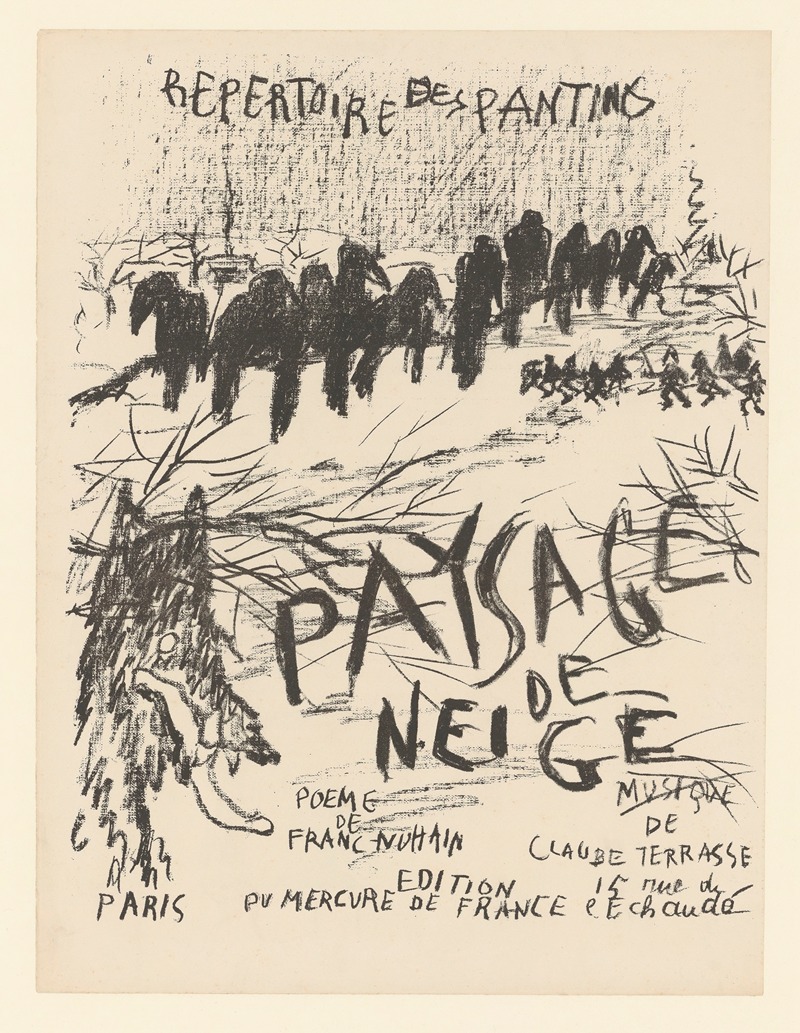 Pierre Bonnard - Paysage de neige