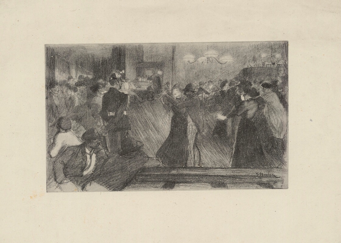 Théophile Alexandre Steinlen - Bal de Barrière