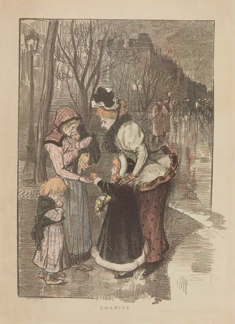 Théophile Alexandre Steinlen - Charity
