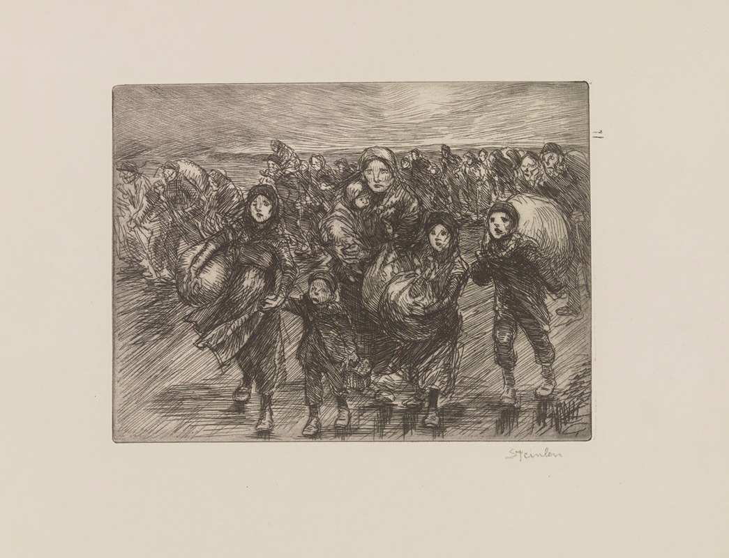 Théophile Alexandre Steinlen - Devant l’invasion