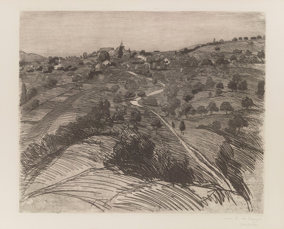 Théophile Alexandre Steinlen - Le coteau