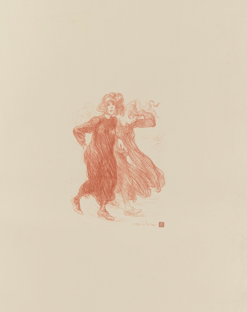 Théophile Alexandre Steinlen - Le coup de vent