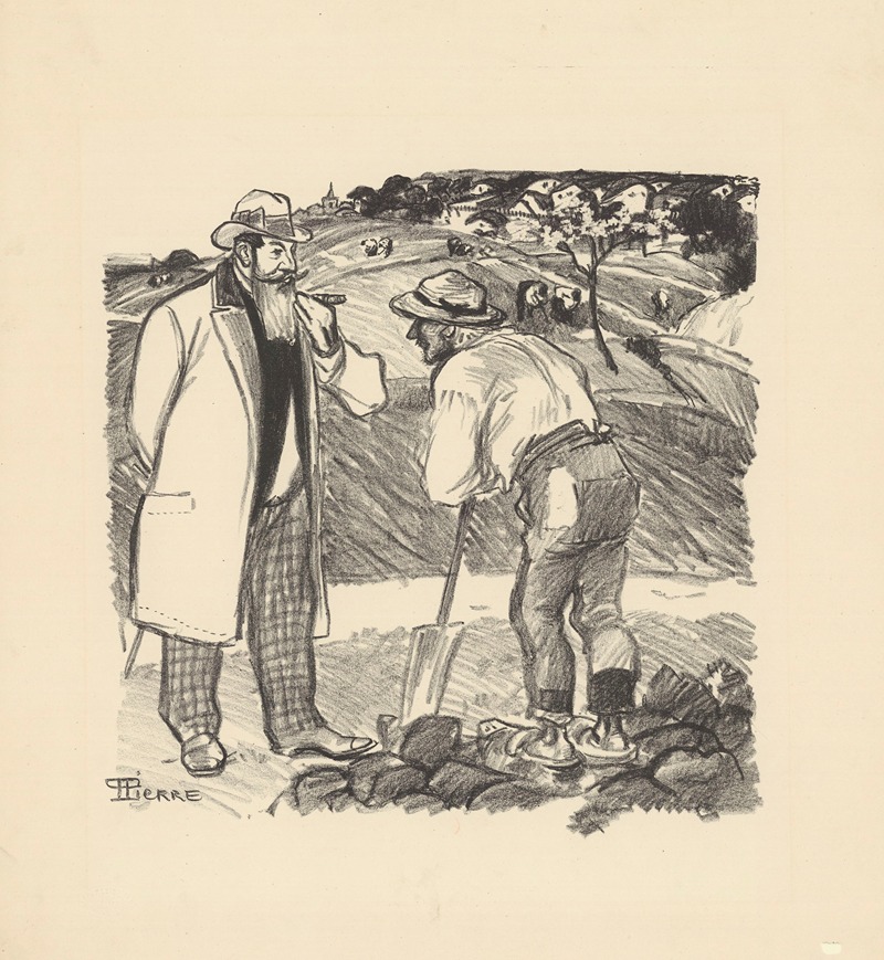 Théophile Alexandre Steinlen - Le député aux champs
