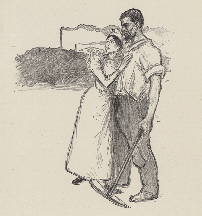 Théophile Alexandre Steinlen - Le dernier asile de la liberté