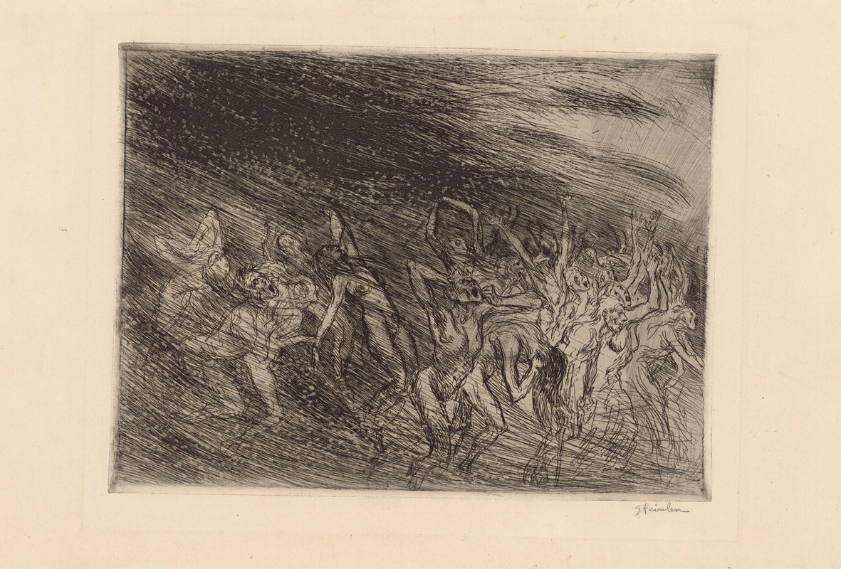Théophile Alexandre Steinlen - Légende alpestre